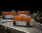 The Riot Act Big Orange Machine Bar Soap — Activated Charcoal Blood Orange Men's Soap