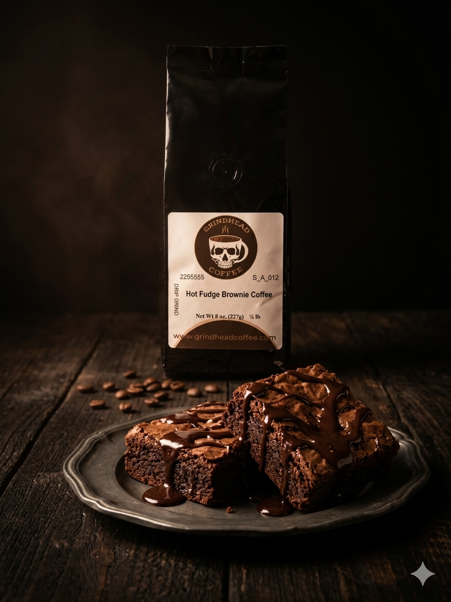 Grindhead hot Fudge Brownie Coffee