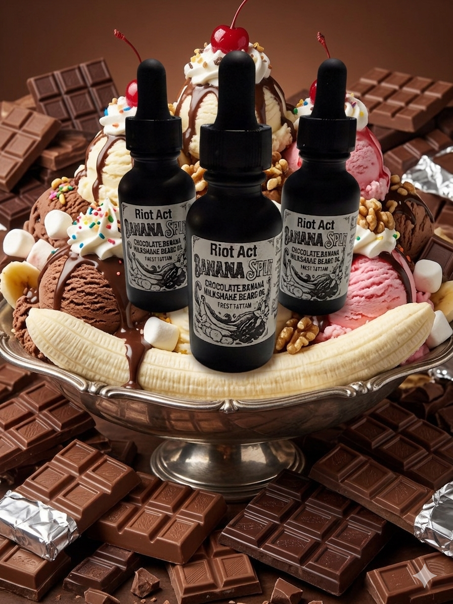 Chocolate Banana Beard Oil detail