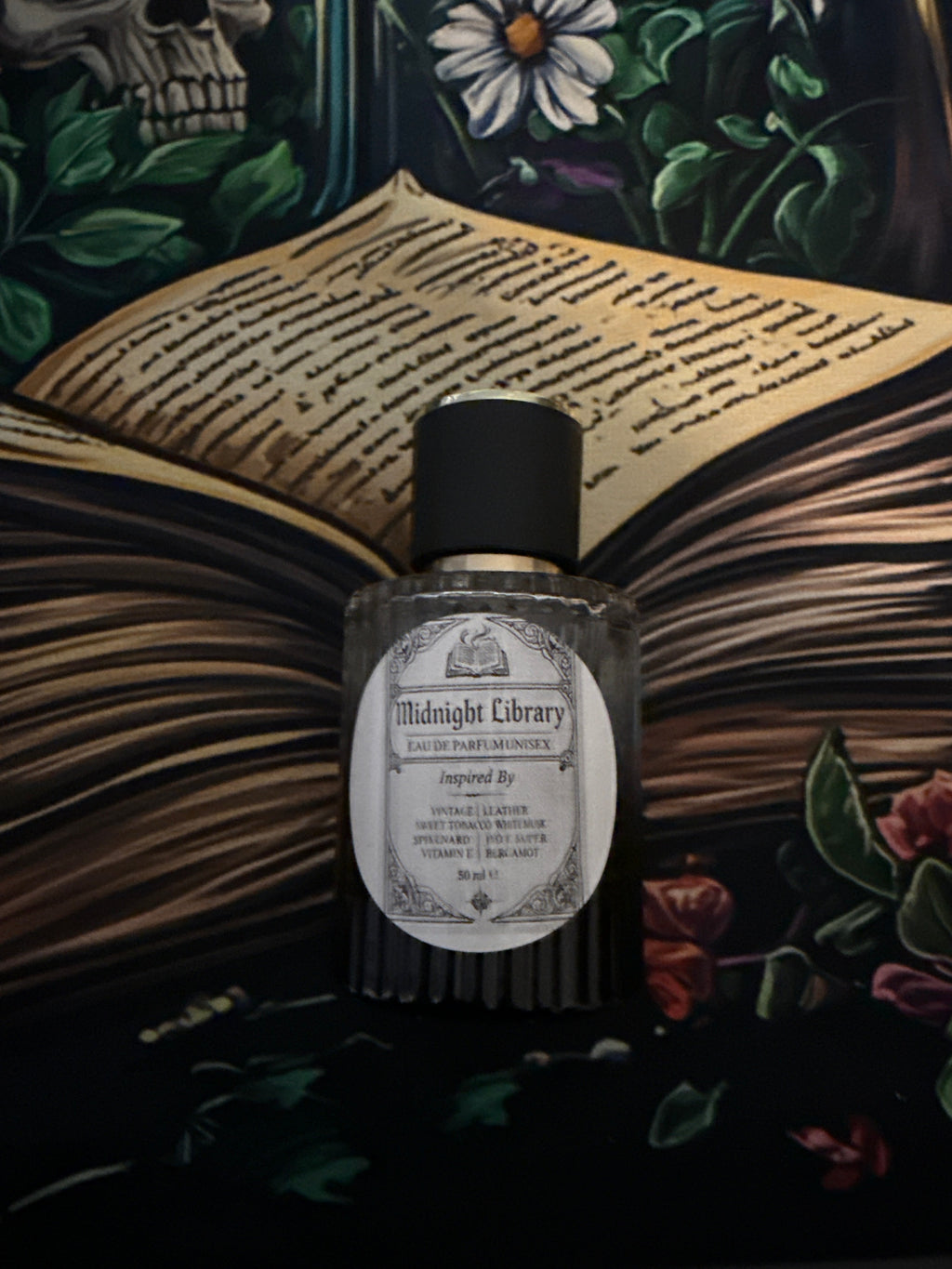 The Riot Act Midnight Library Cologne — Small Batch Leather Tobacco Men's Artisan Cologne