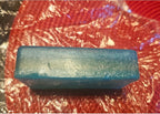 The Riot Act Blue Fracture Bar Soap — Handmade Cobalt Blue Glycerin Artisan Soap