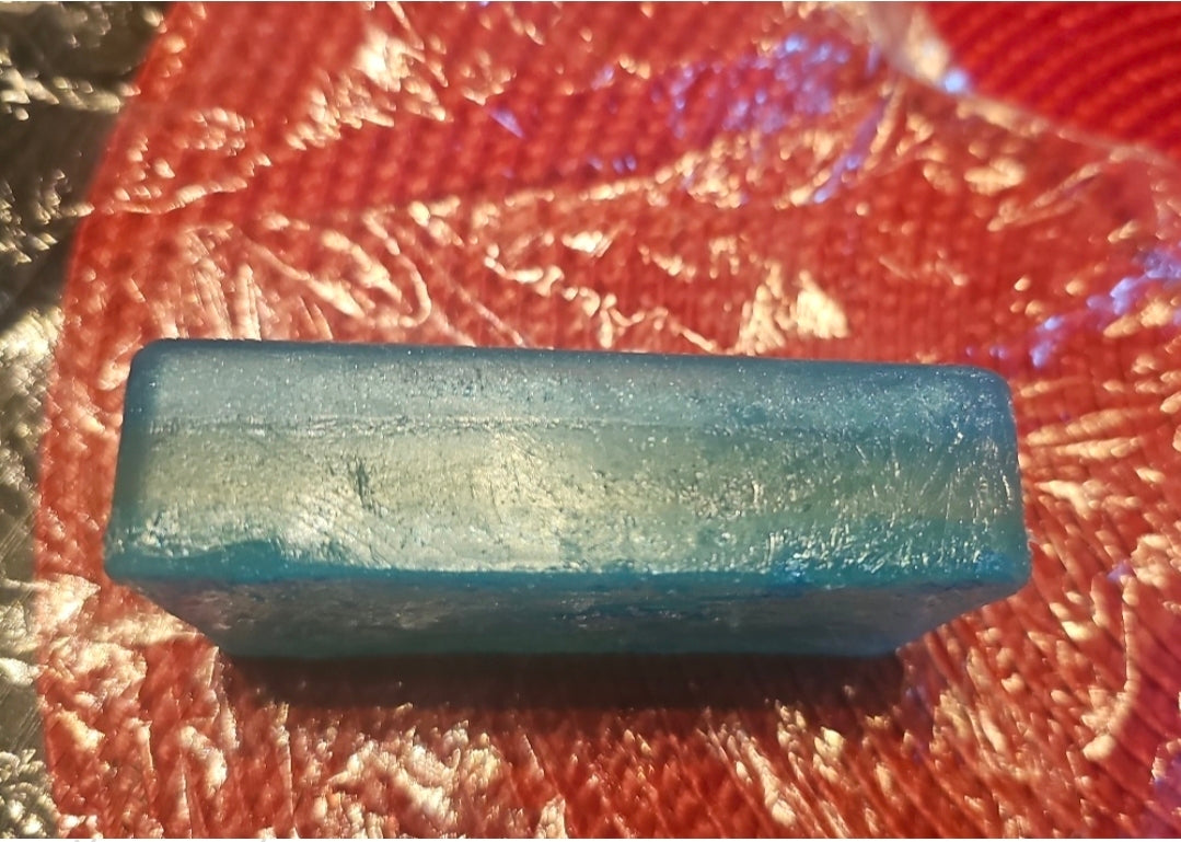 The Riot Act Blue Fracture Bar Soap — Handmade Cobalt Blue Glycerin Artisan Soap