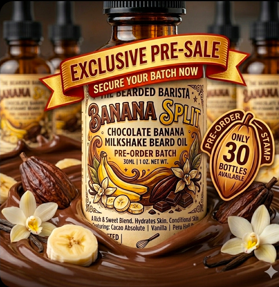 Chocolate Banana Beard Oil bottle