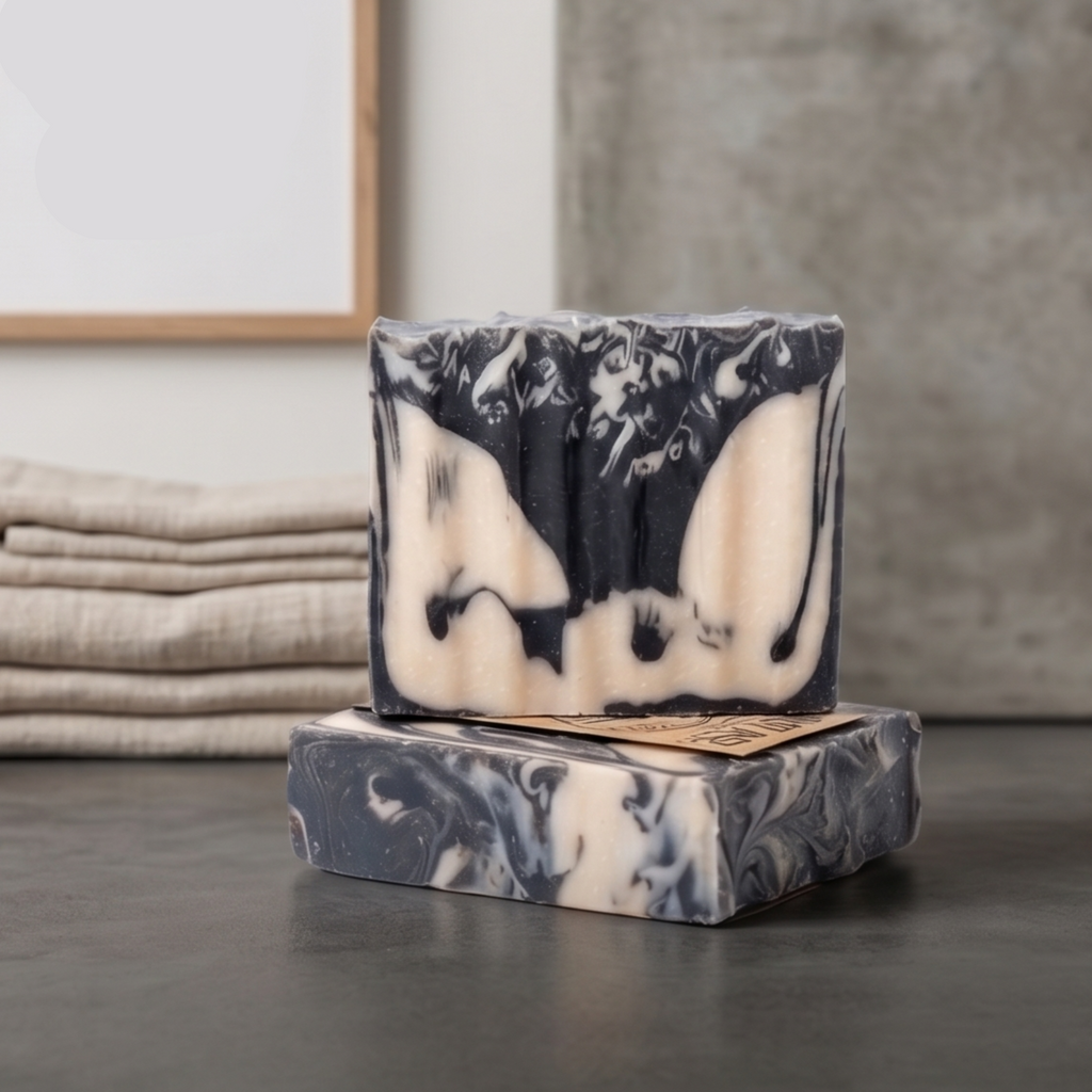 The Riot Act Inked Bar Soap — Goat Milk Activated Charcoal Tattoo Aftercare Soap