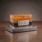 The Riot Act Big Orange Machine Bar Soap — Activated Charcoal Blood Orange Men's Soap
