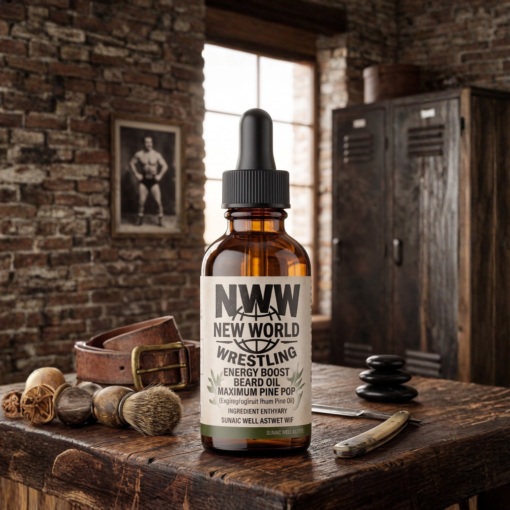 The Riot Act Maximum Pine Pop Beard Oil — Small Batch Pine Energy Men's Beard Oil