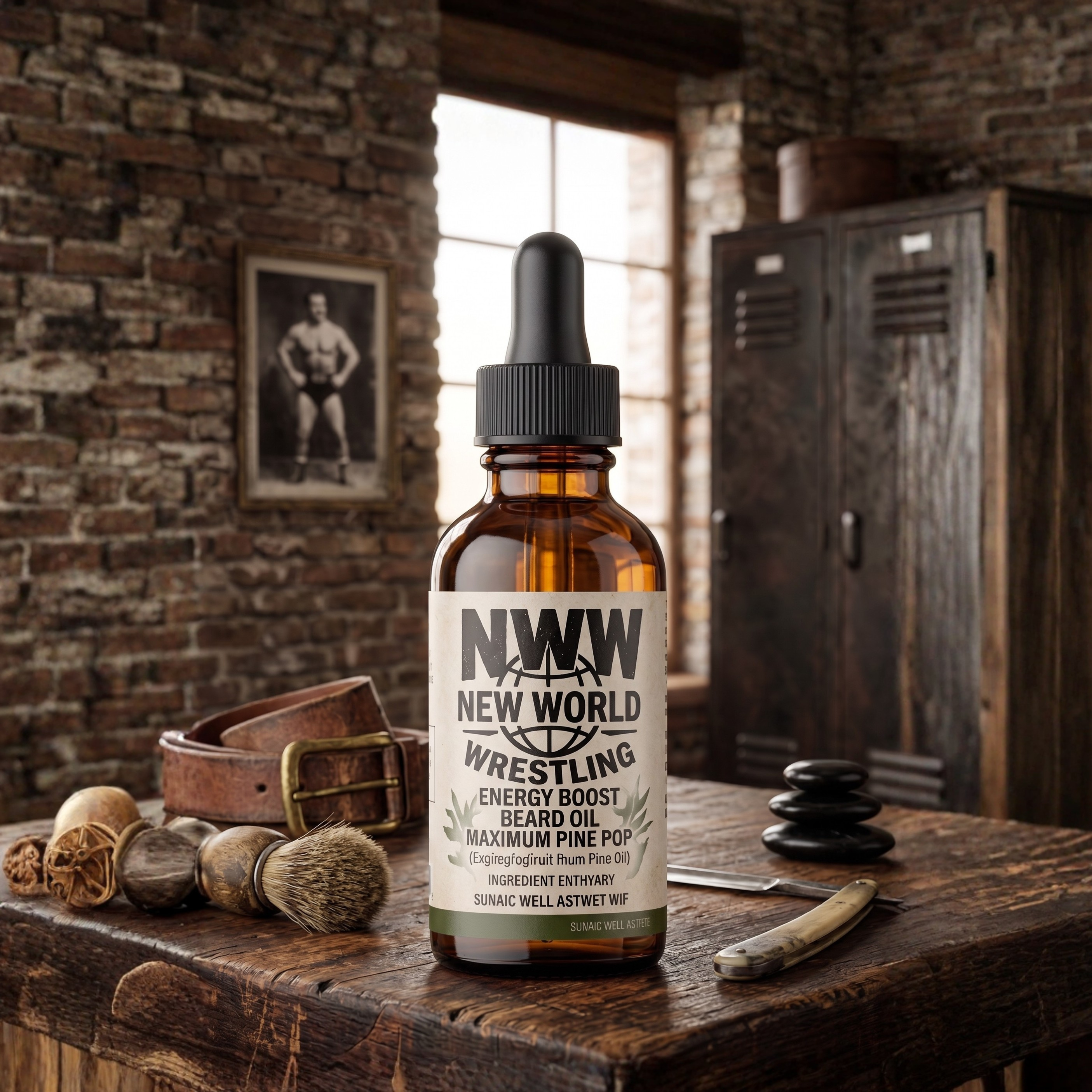 The Riot Act Maximum Pine Pop Beard Oil — Small Batch Pine Energy Men's Beard Oil