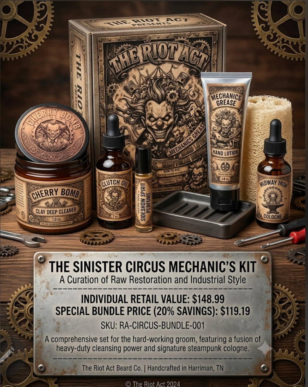 The Sinister Circus Mechanic’s Kit