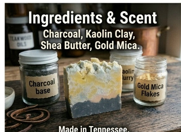 Smokey Mountain Gold Soap – Natural Handmade Soap Bar for Dry Skin, Daily Use & Deep Clean (Pre-Order)