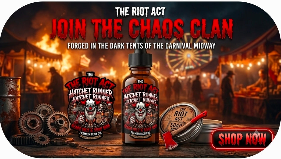 THE RIOT ACT PRESENTS: HATCHET RUNNER PREMIUM BODY OIL