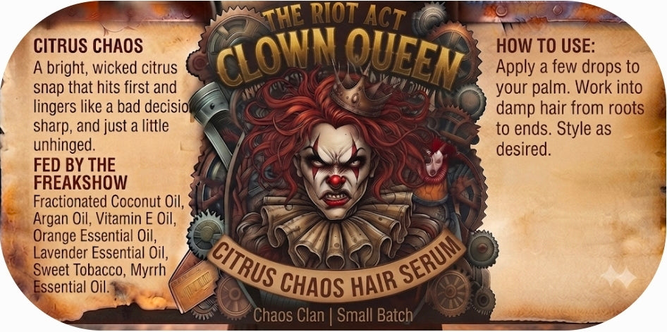 The Riot Act Citrus Chaos Hair Serum