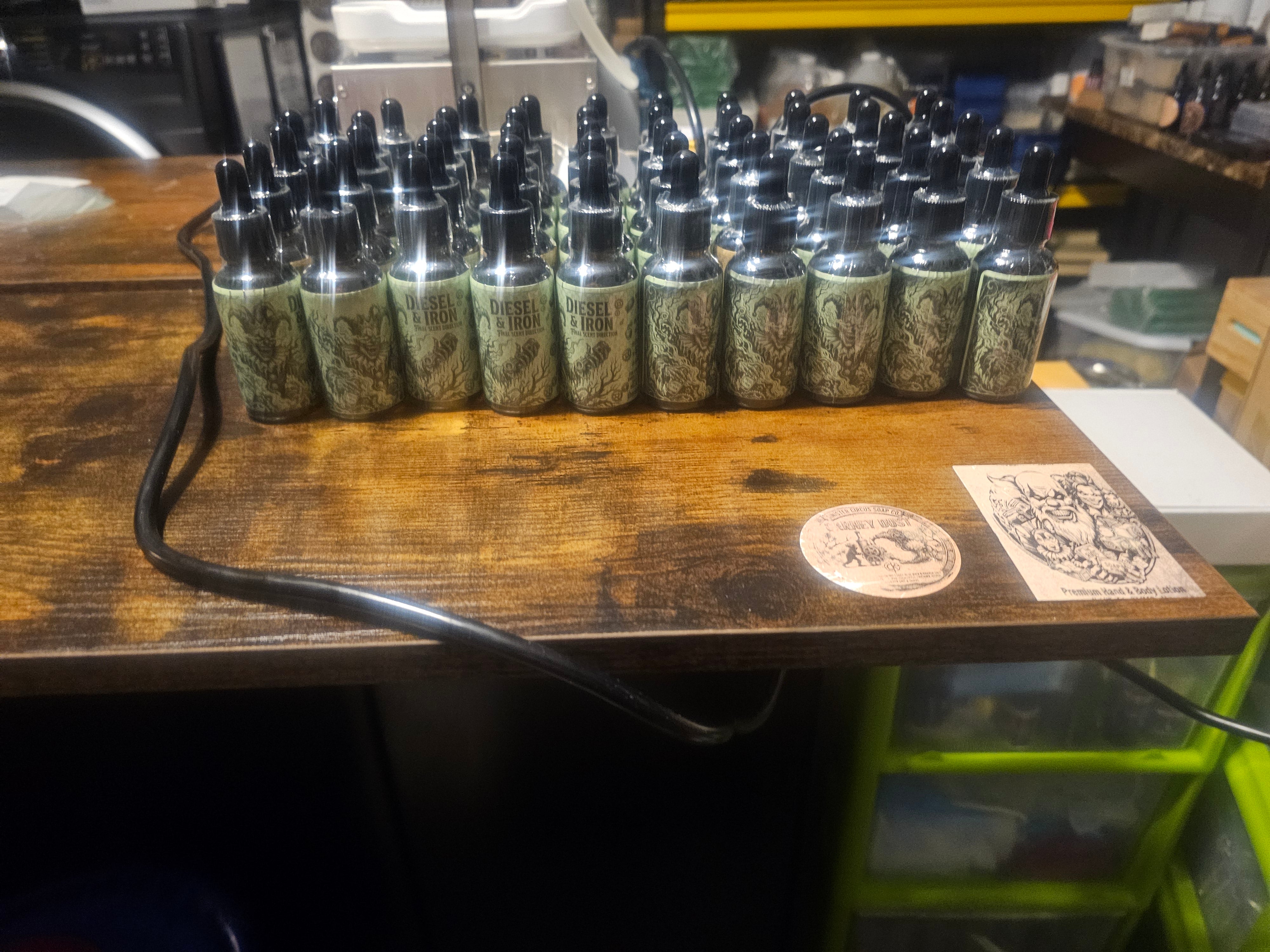 Diesel & Iron soap bar closeup