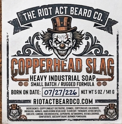Iron Slag Industrial Grit Charcoal Soap