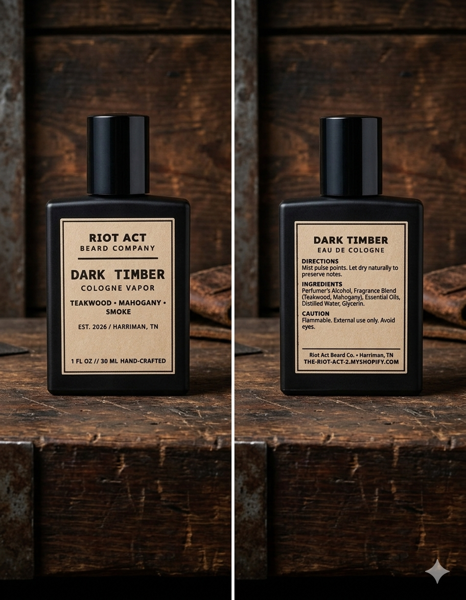 🪵 Dark Timber Cologne