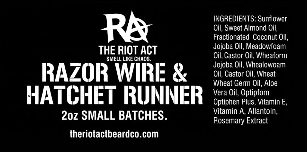 Razor Wire & Hatchet Runner | 2oz Beard Oil