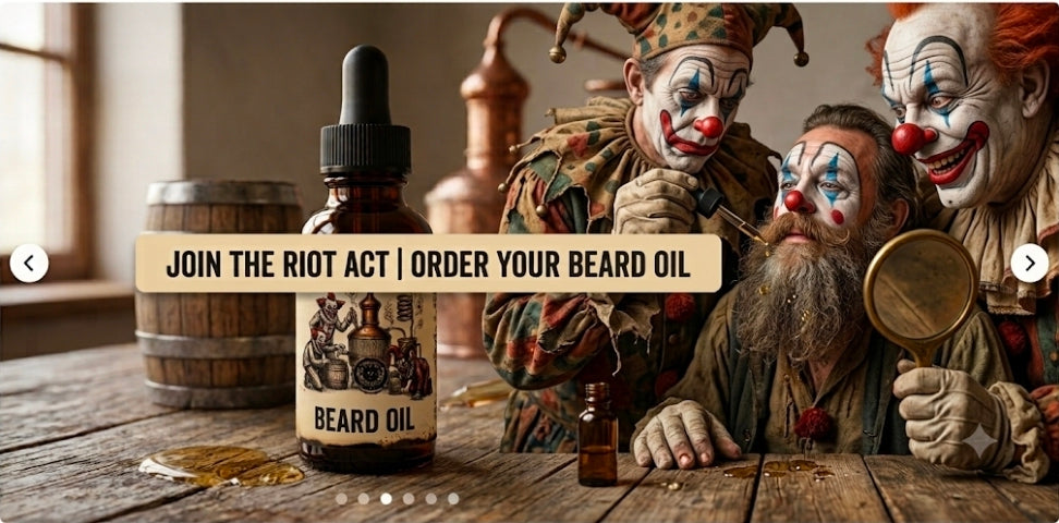KLAW-MASHED Barnum Beard Oil bottle
