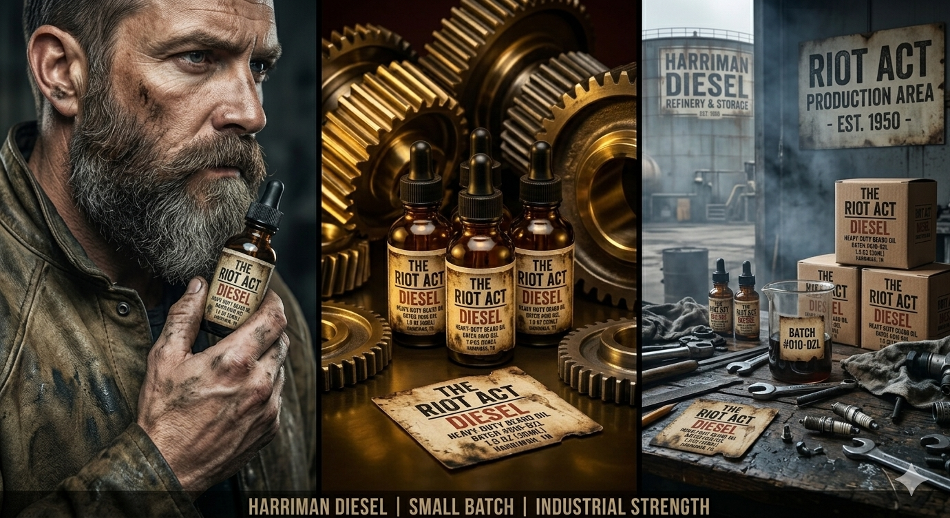 Diesel Heavy Duty Industrial Beard Oil Men