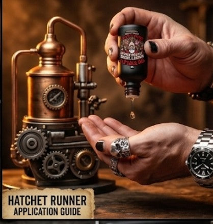 HATCHET RUNNER Premium Body Oil | Riot Act Beard Co.