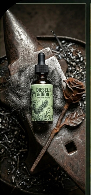 Diesel & Iron Daily Grind Bundle soap and beard oil set