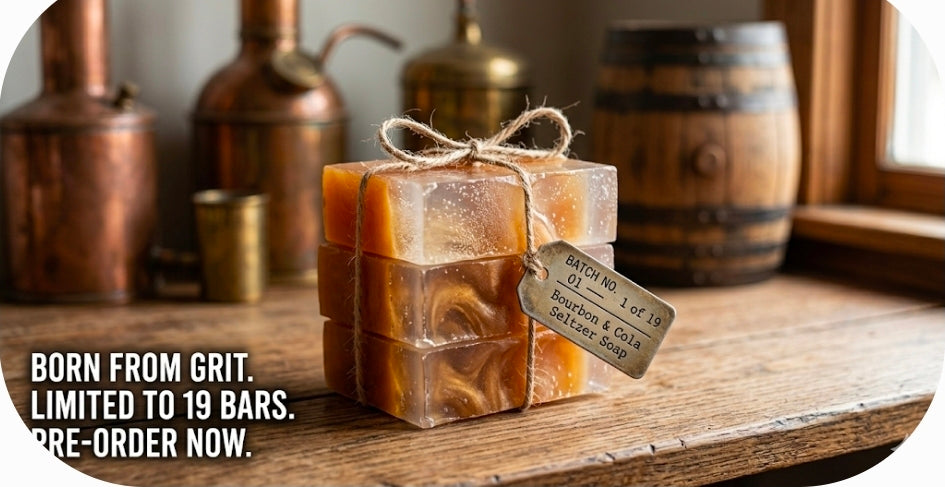 Bourbon Cola Seltzer Artisan Soap Bars Elite