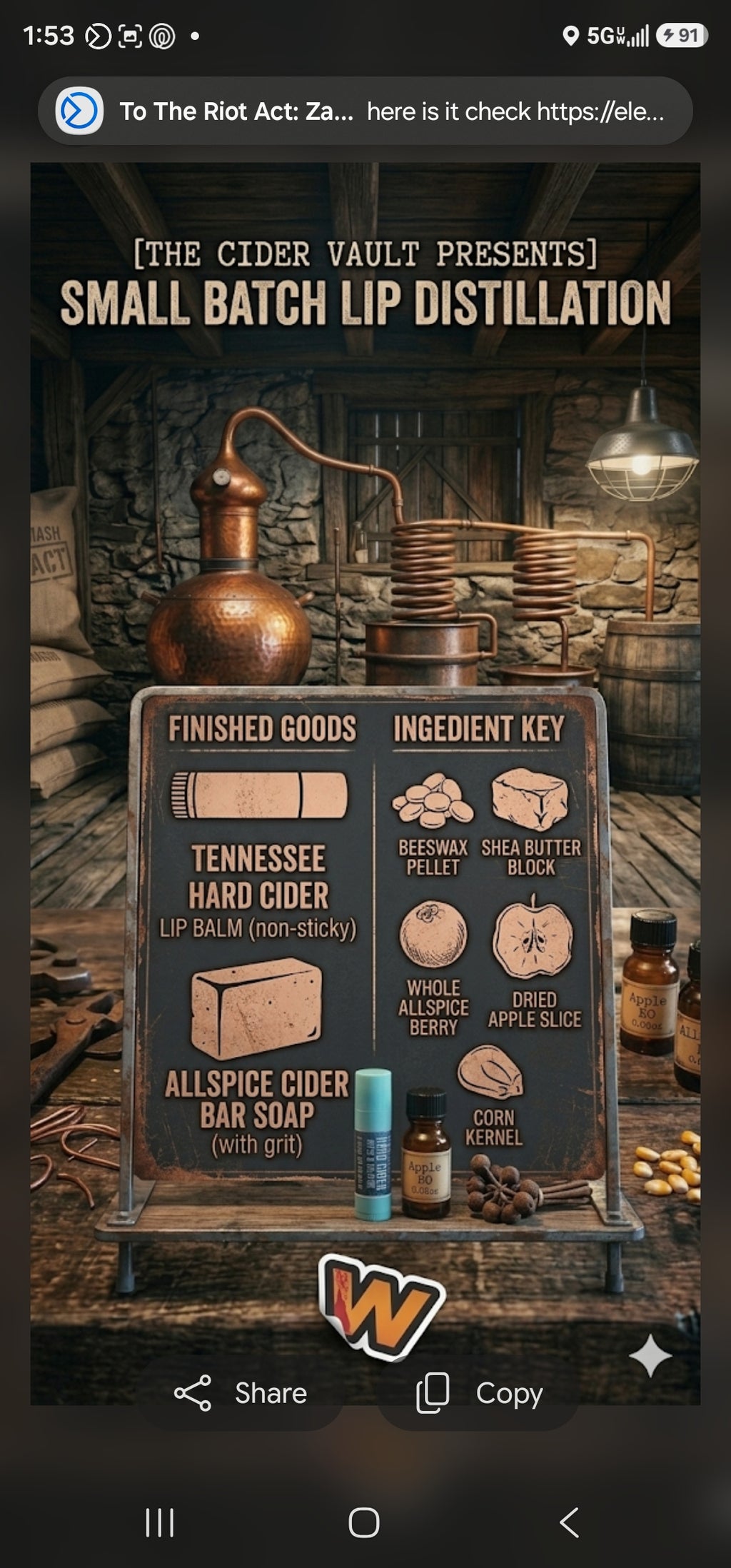 [LIMITED DROP] Tennessee Hard Cider Lip Balm
