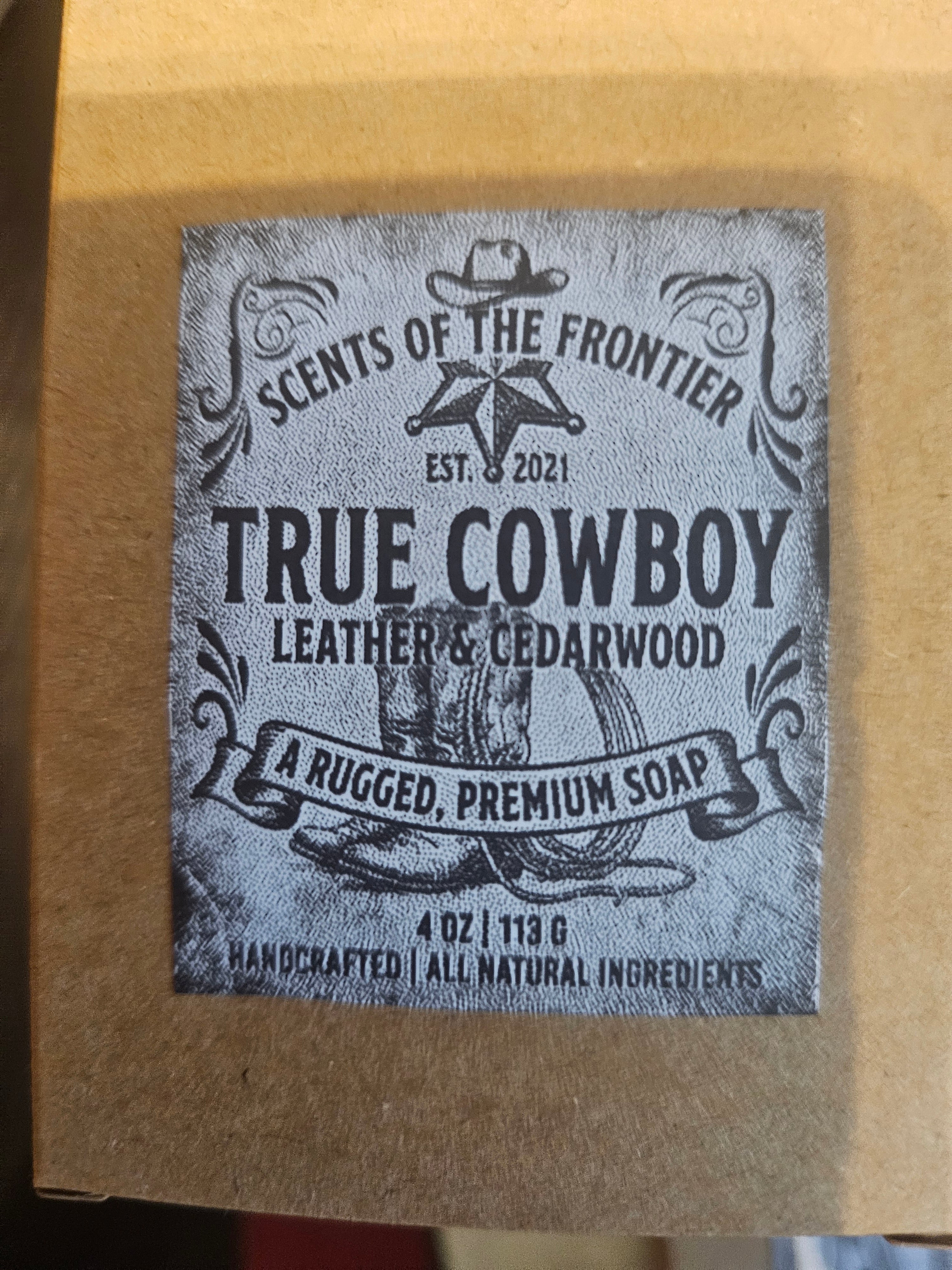 Clown King Leather Cedarwood Artisan Soap Bar