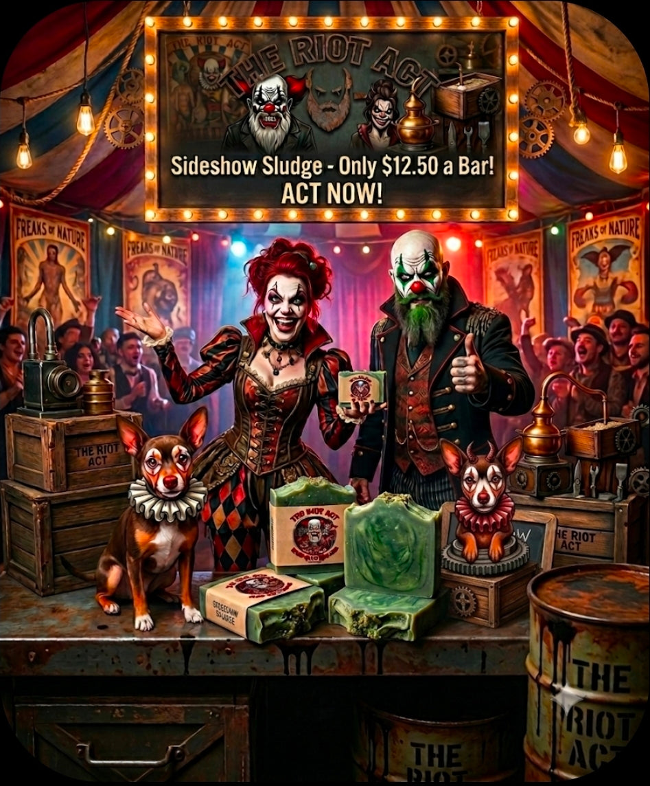 Sideshow Sludge Artisanal Soap Premium Blend