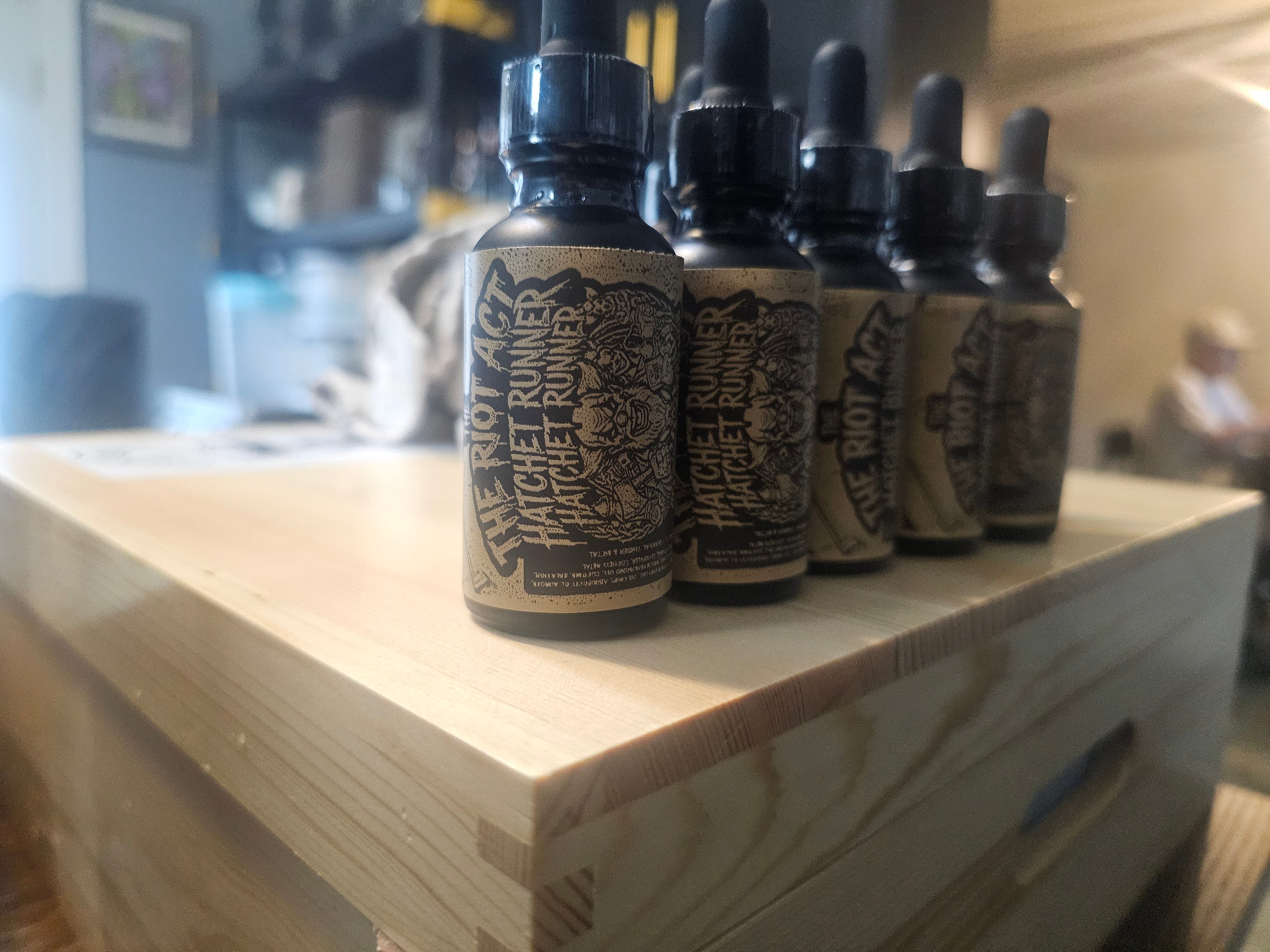 HATCHET RUNNER Premium Body Oil | Riot Act Beard Co.