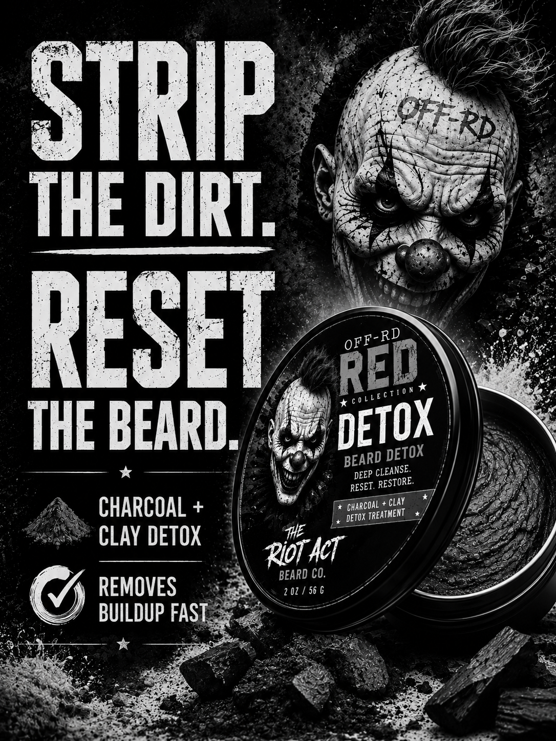 The Riot Act Off-Road Red Beard Detox Beard Treatment