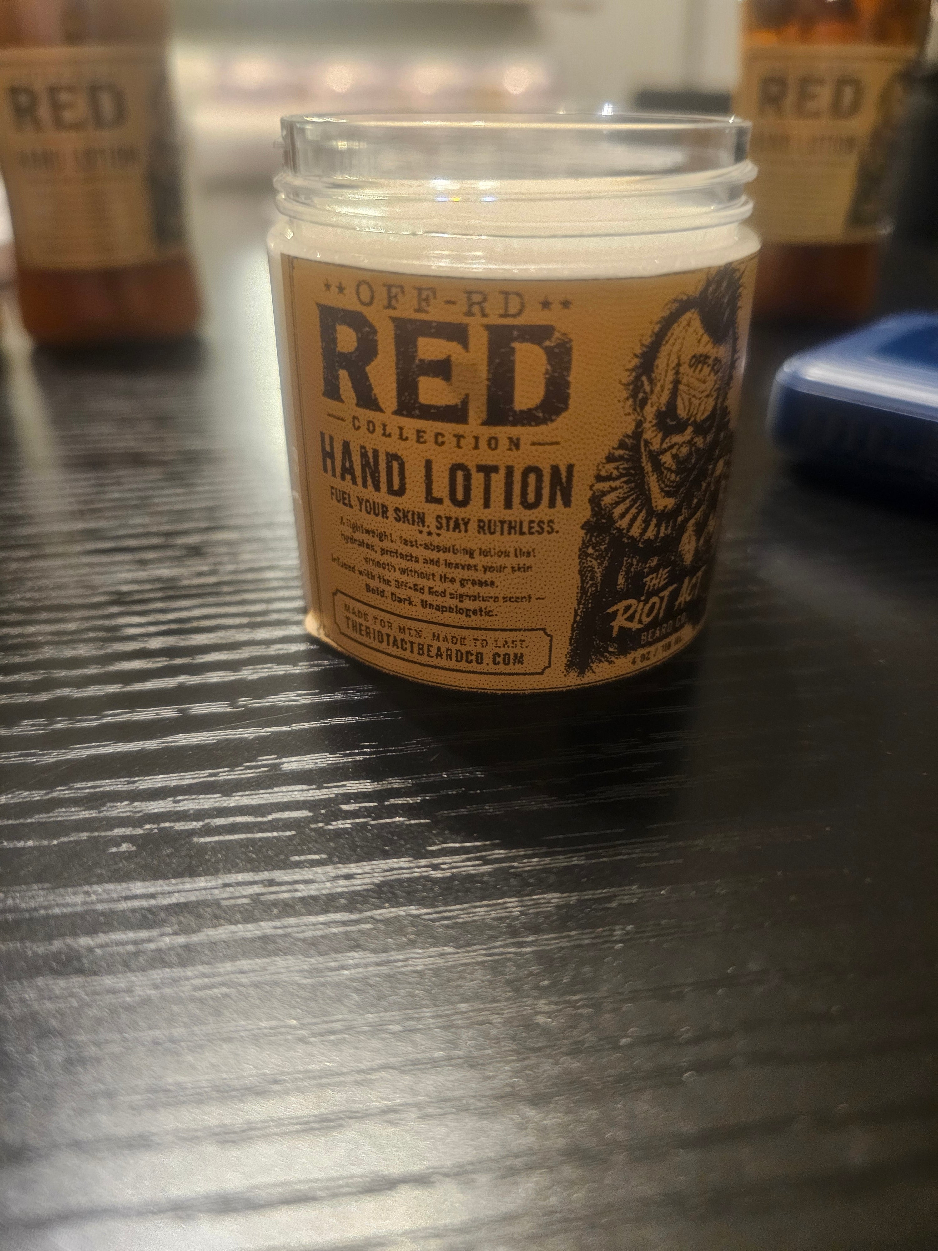 Off-Road Red Hand Lotion product shot