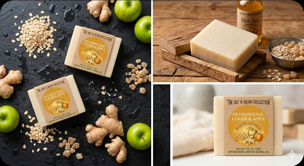 Frankincense Ginger Apple Artisan Soap Bar