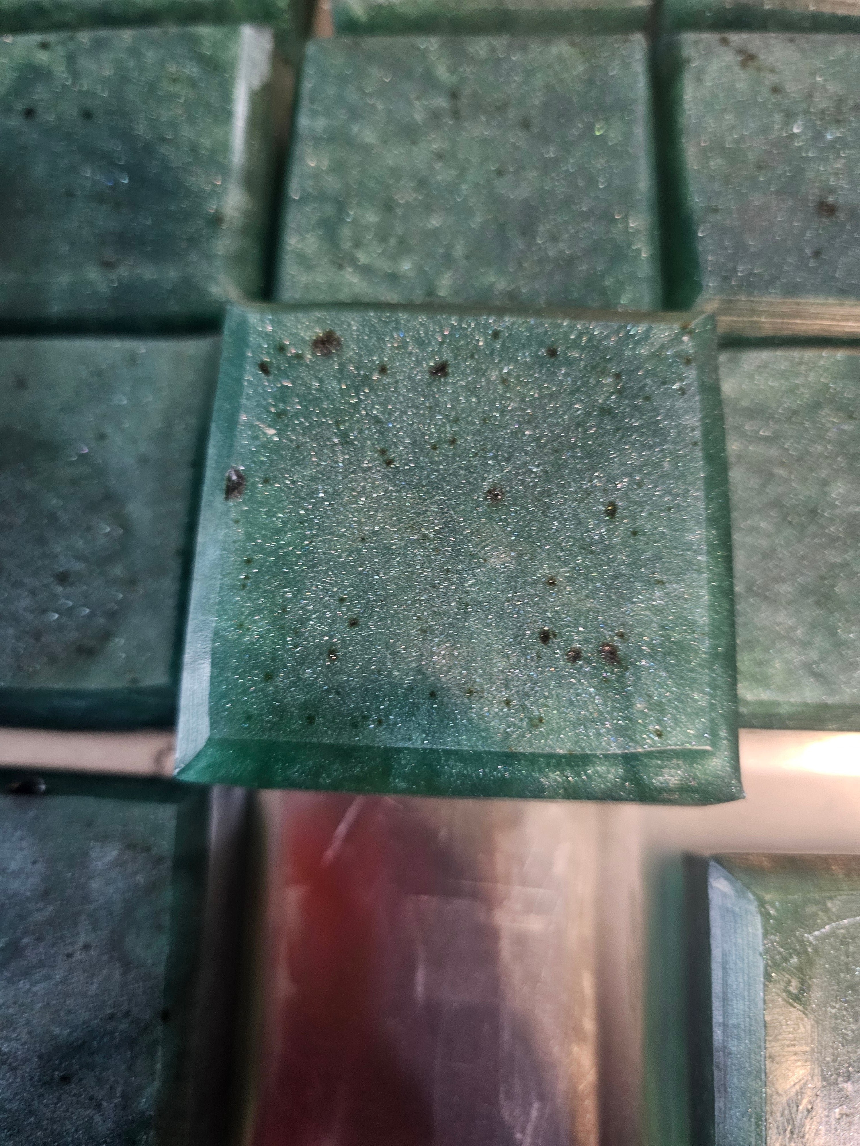 Copper & Cobalt | Aloe & Matcha Swirl Artisan Soap