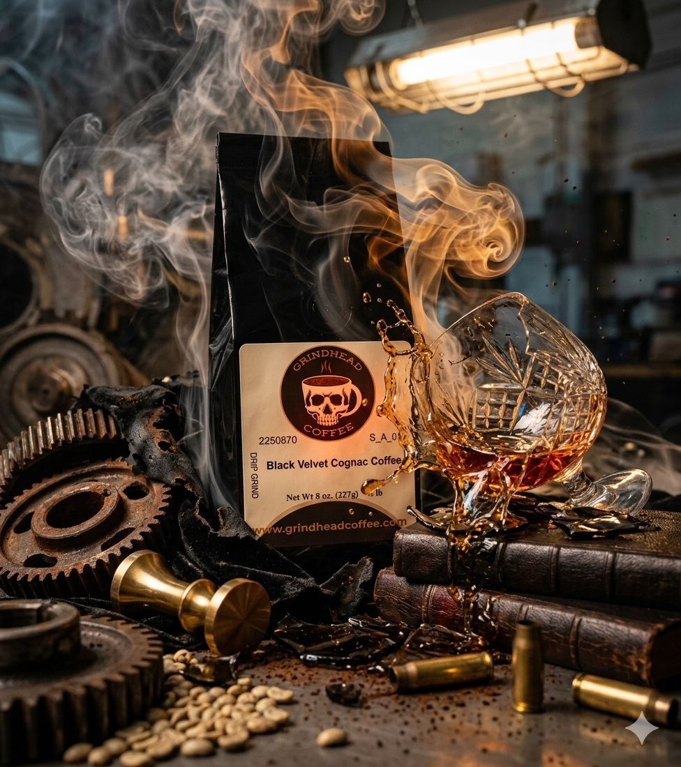 Black Velvet Cognac Coffee (1/2 lb Drip Grind) | Fresh & Locally Roasted