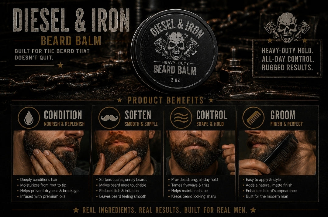 DIESEL & IRON — HEAVY-DUTY BEARD BALM
