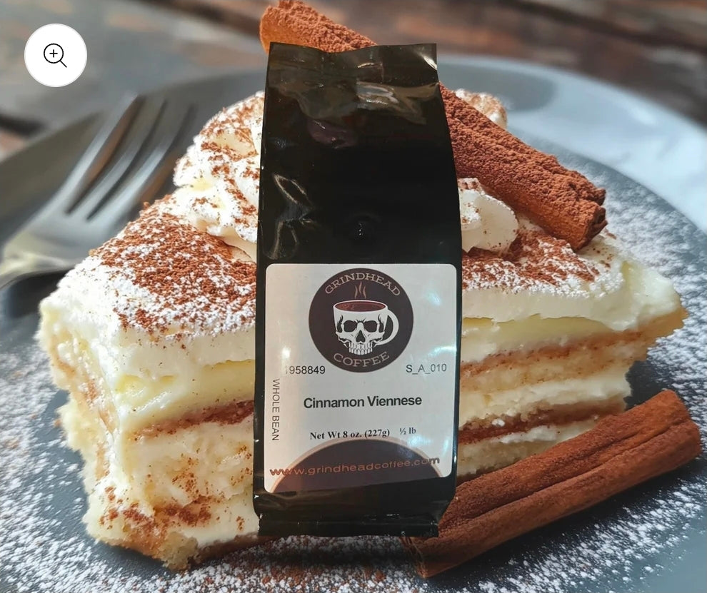 Cinnamon Viennese Luxury Dessert Coffee - Premium Gourmet Flavored Coffee (1/2 lb Bag)