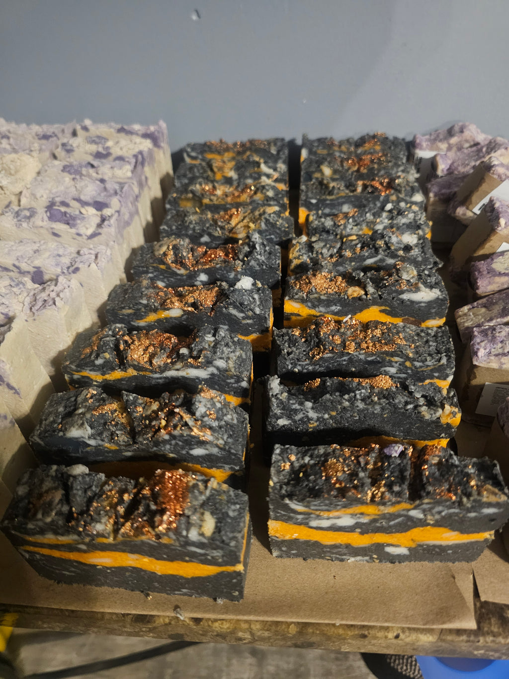 IRON SLAG: Heavy-Duty Industrial Grit Soap | Activated Charcoal & Dead Sea Mud