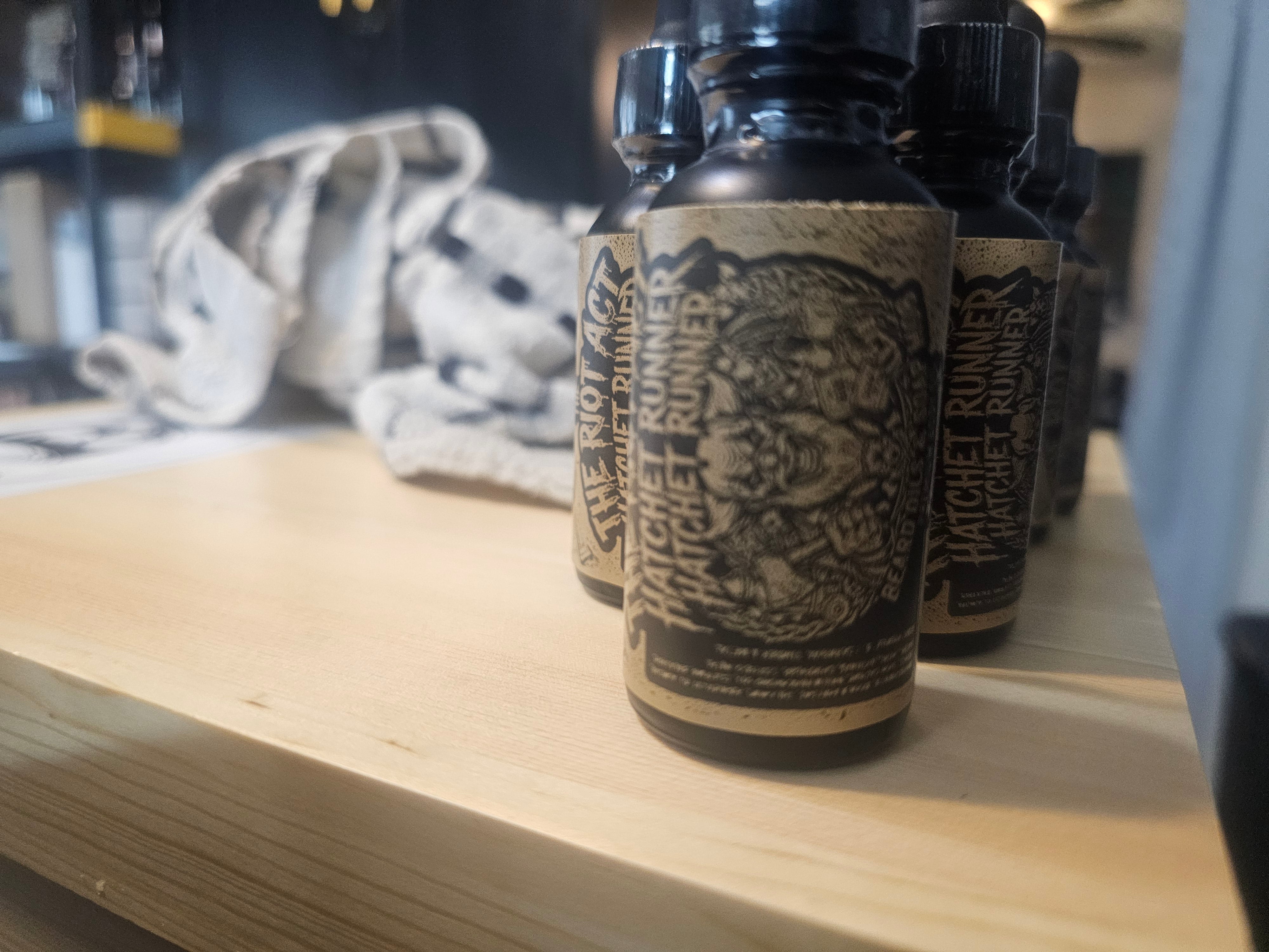 HATCHET RUNNER Premium Body Oil | Riot Act Beard Co.