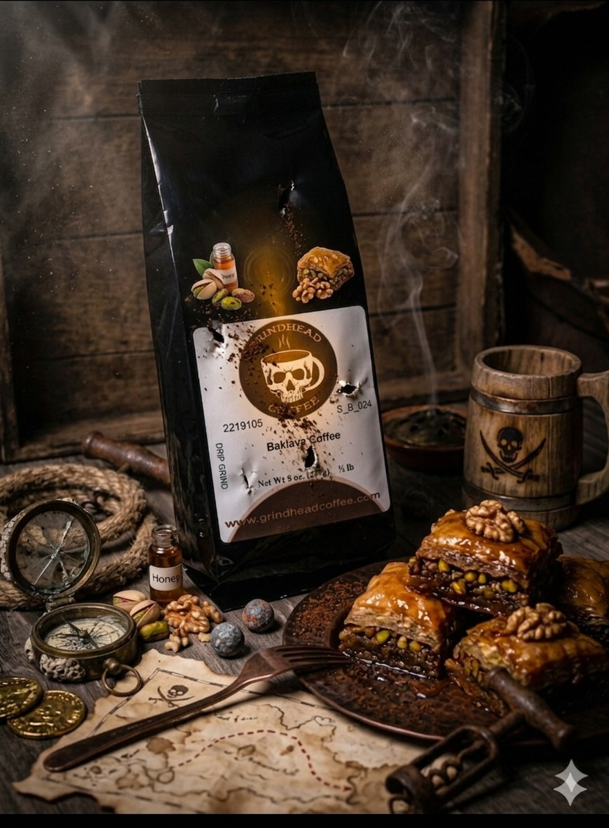 Turkish Baklava Coffee (1/2 lb Drip Grind) | Fresh & Locally Roasted