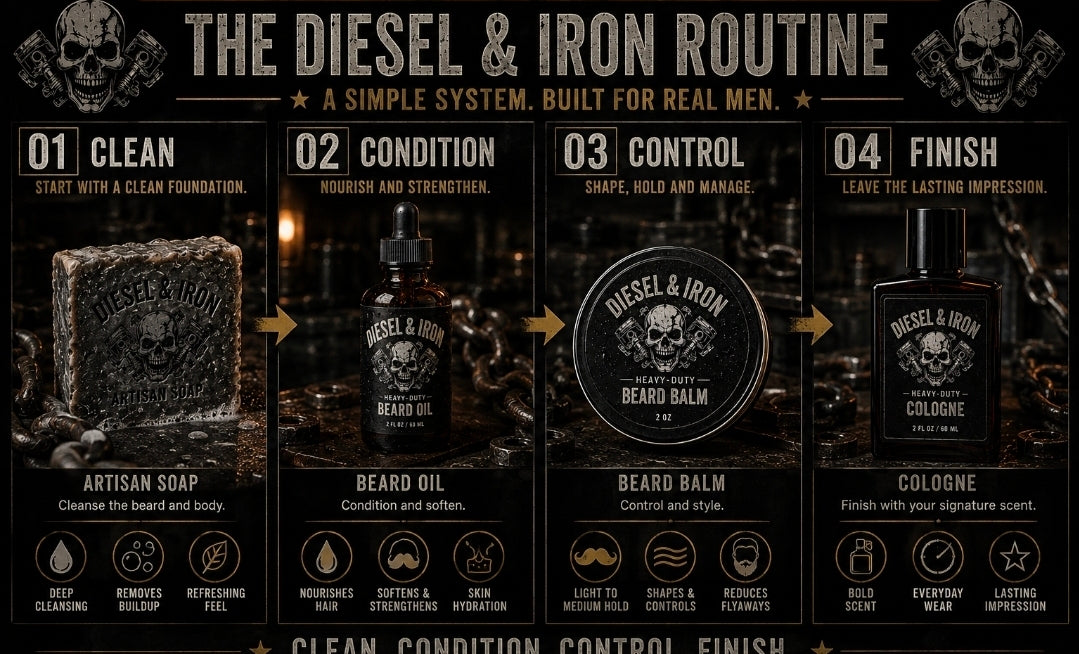 Diesel & Iron Men's Cologne | Heavy-Duty Signature Scent