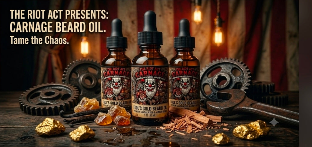 Riot Act Carnage Artisan Beard Oil Premium XL