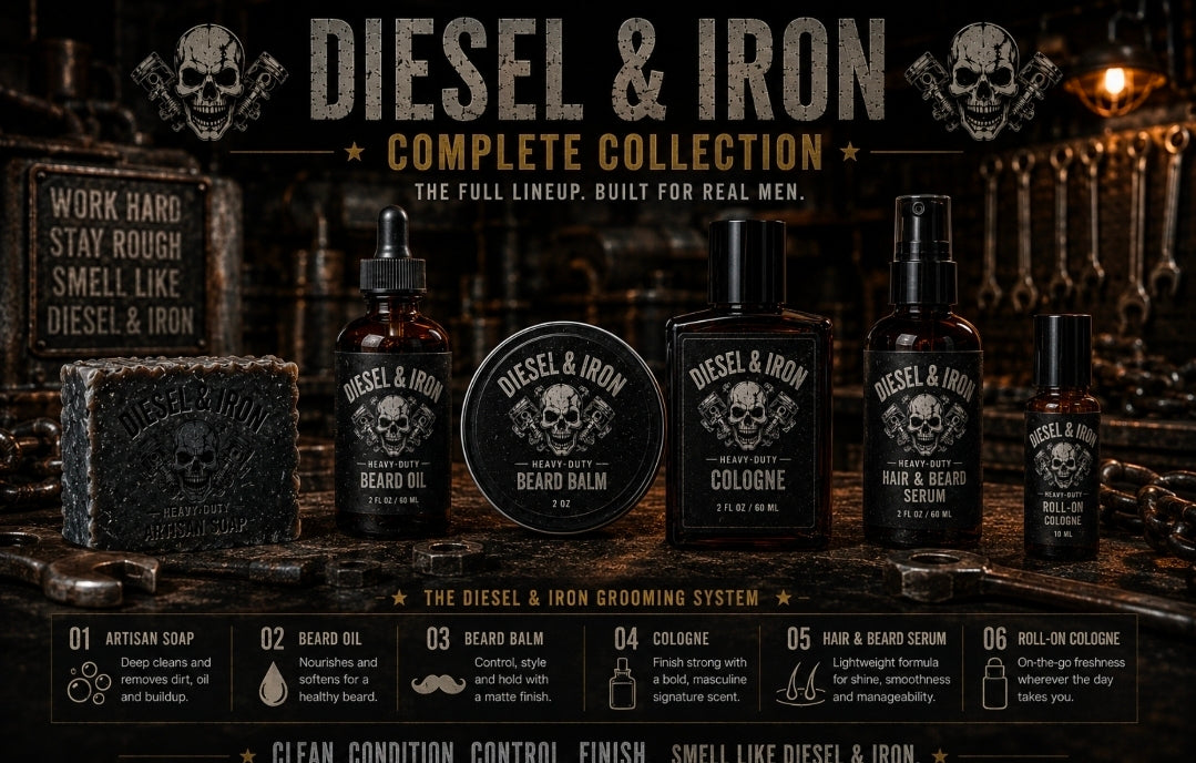 Diesel & Iron Men's Cologne | Heavy-Duty Signature Scent
