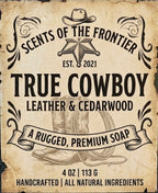 True Cowboy – Leather & Cedarwood Soap