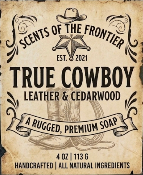 Clown King Leather Cedarwood Artisan Soap Bar