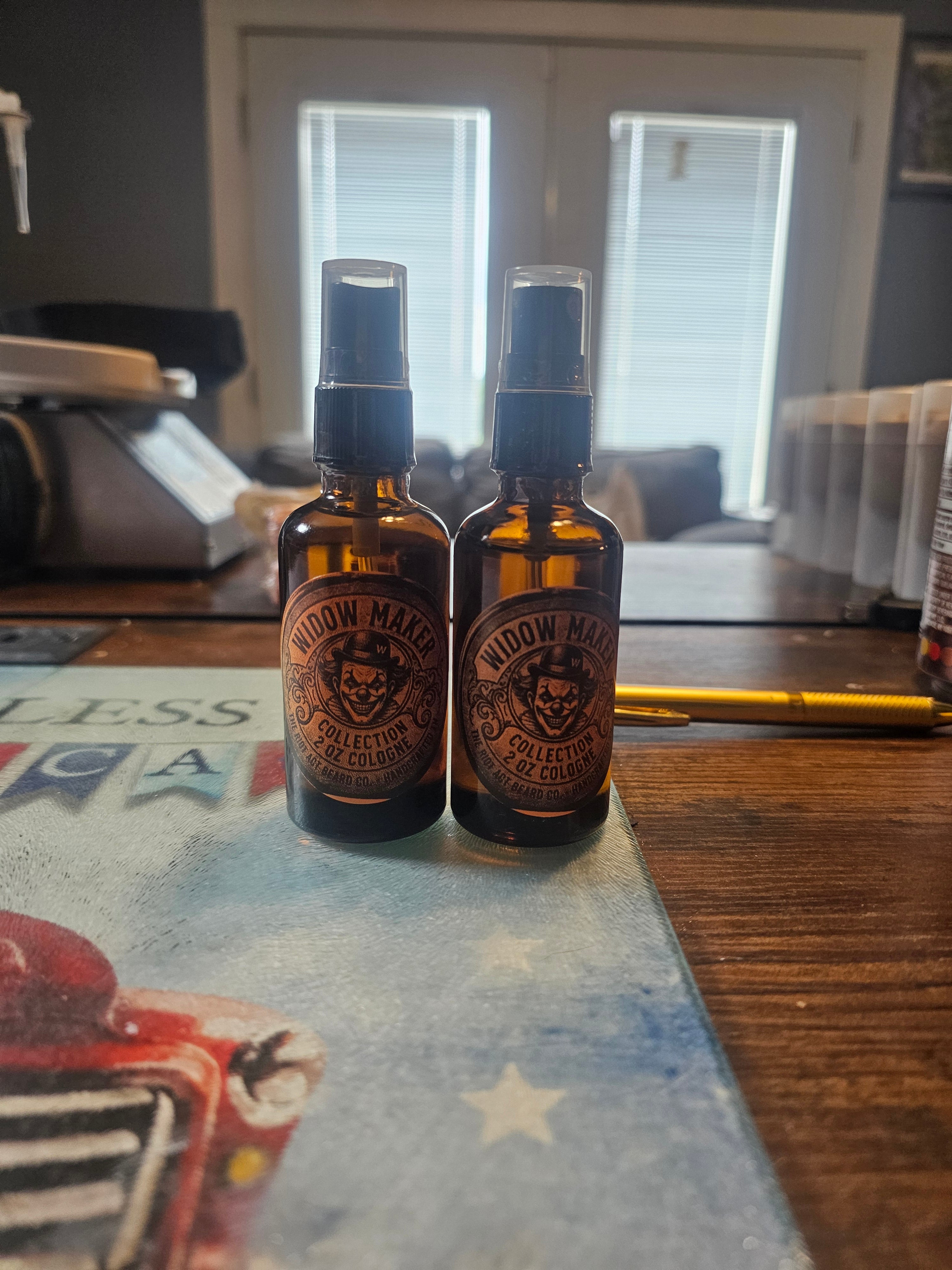 Widow Maker Cologne detail