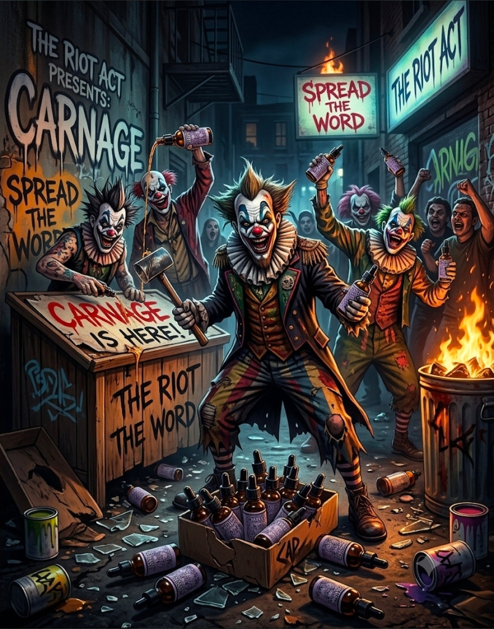 Riot Act Carnage Artisan Beard Oil Premium XL