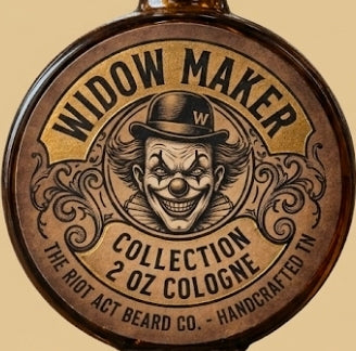 Widow Maker Cologne packaging