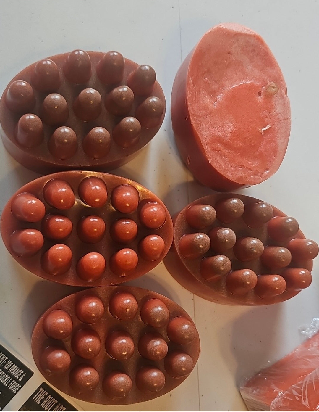 Massage bar exfoliating bar