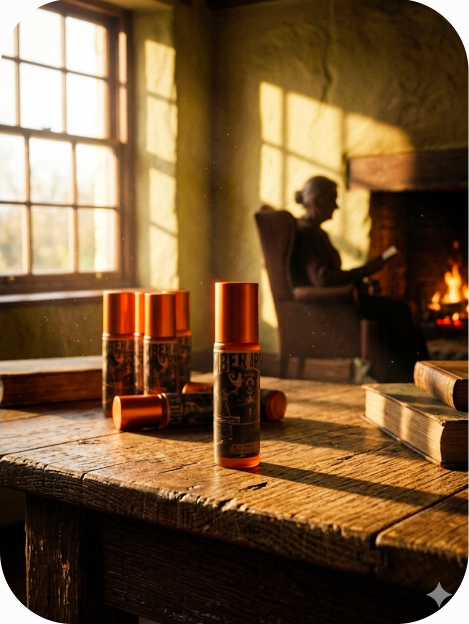 Ember & Iron — Concentrated Oil Parfum (10ml Rollerball)