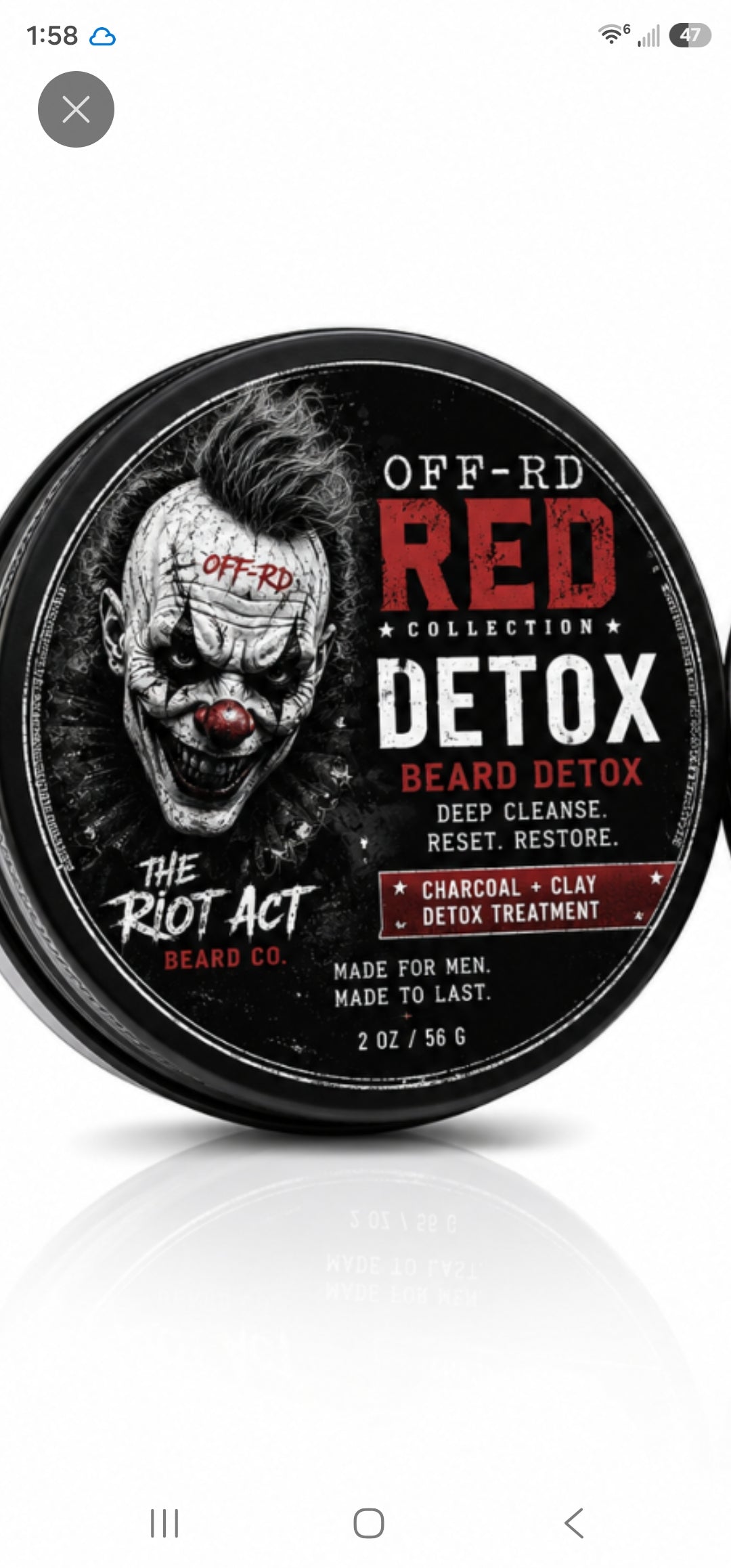 Off-Rd Red System beard care kit