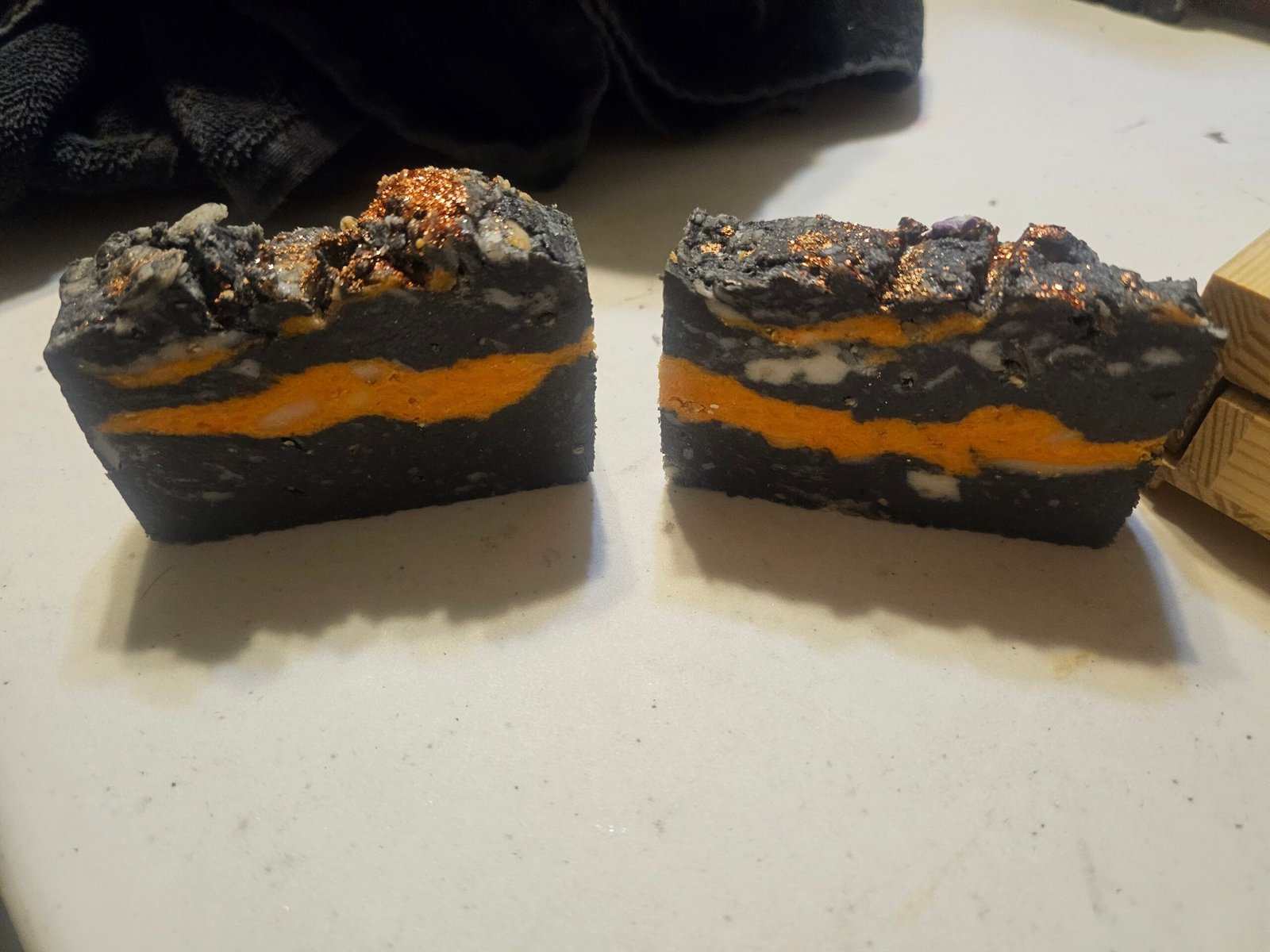 Iron Slag Industrial Grit Charcoal Soap